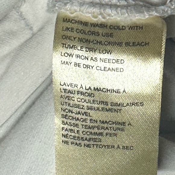 NWT FREE PEOPLE In My Feelings Velvet Crop Slim Flare Pants White Size Large - Picture 10 of 10